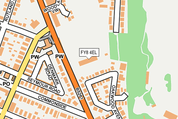FY8 4EL map - OS OpenMap – Local (Ordnance Survey)