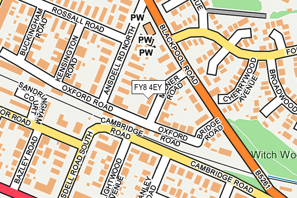FY8 4EY map - OS OpenMap – Local (Ordnance Survey)