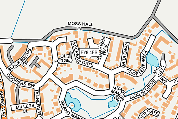 FY8 4FB map - OS OpenMap – Local (Ordnance Survey)