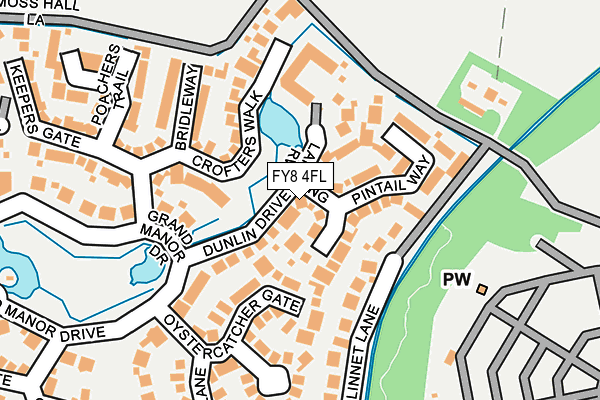 FY8 4FL map - OS OpenMap – Local (Ordnance Survey)