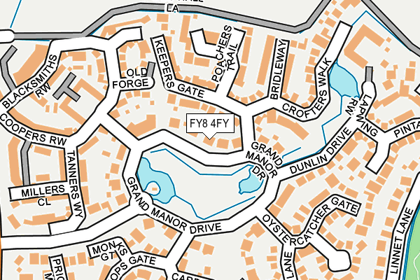 FY8 4FY map - OS OpenMap – Local (Ordnance Survey)