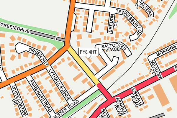 FY8 4HT map - OS OpenMap – Local (Ordnance Survey)