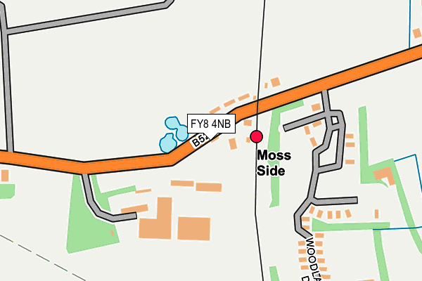 FY8 4NB map - OS OpenMap – Local (Ordnance Survey)
