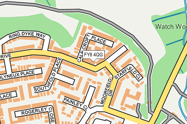 FY8 4QG map - OS OpenMap – Local (Ordnance Survey)