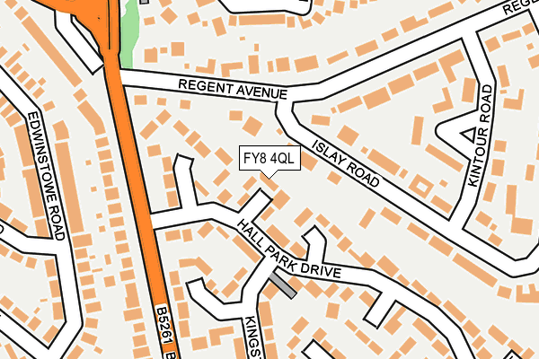 FY8 4QL map - OS OpenMap – Local (Ordnance Survey)