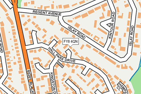 FY8 4QN map - OS OpenMap – Local (Ordnance Survey)