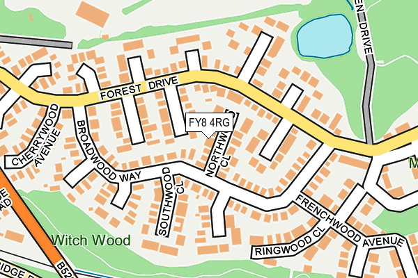 FY8 4RG map - OS OpenMap – Local (Ordnance Survey)