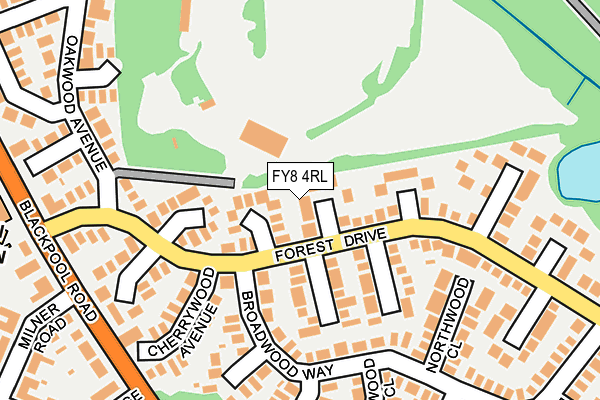 FY8 4RL map - OS OpenMap – Local (Ordnance Survey)