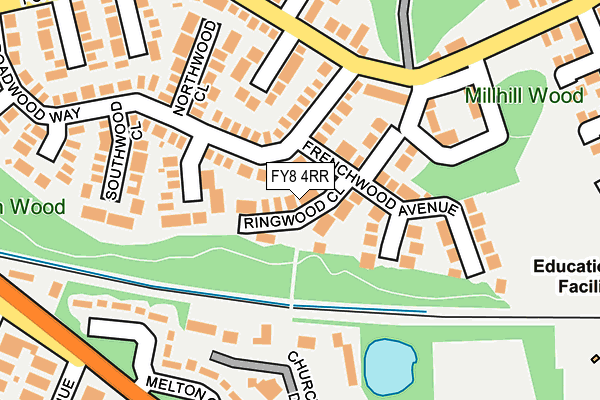 FY8 4RR map - OS OpenMap – Local (Ordnance Survey)