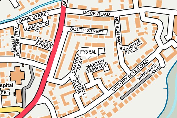FY8 5AL map - OS OpenMap – Local (Ordnance Survey)