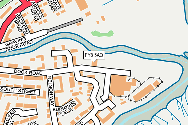 FY8 5AQ map - OS OpenMap – Local (Ordnance Survey)