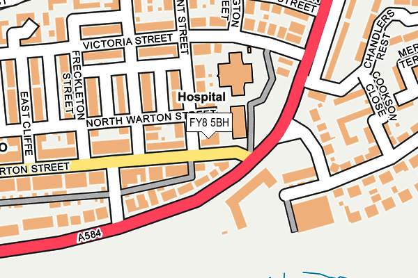 FY8 5BH map - OS OpenMap – Local (Ordnance Survey)