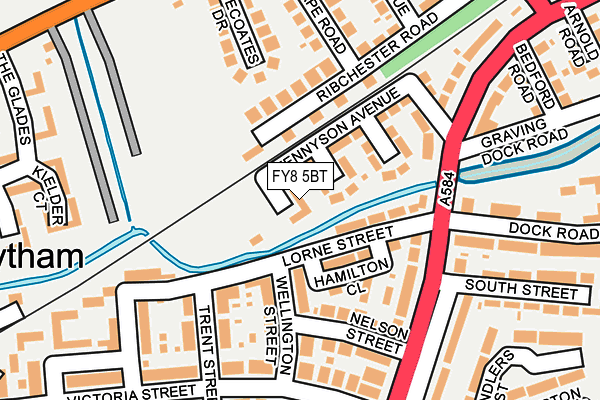 FY8 5BT map - OS OpenMap – Local (Ordnance Survey)