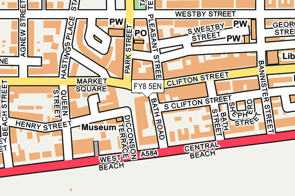 FY8 5EN map - OS OpenMap – Local (Ordnance Survey)