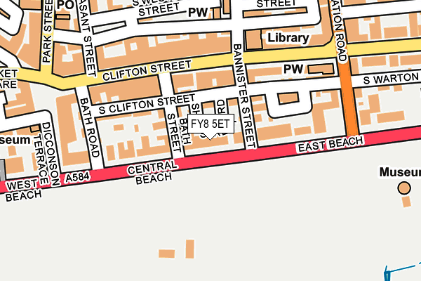 FY8 5ET map - OS OpenMap – Local (Ordnance Survey)