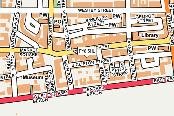 FY8 5HL map - OS OpenMap – Local (Ordnance Survey)
