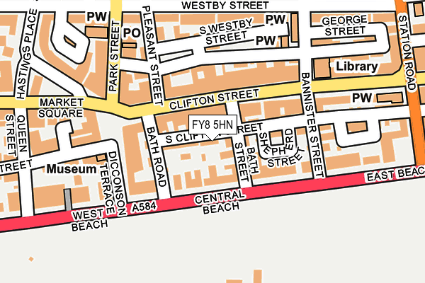 FY8 5HN map - OS OpenMap – Local (Ordnance Survey)