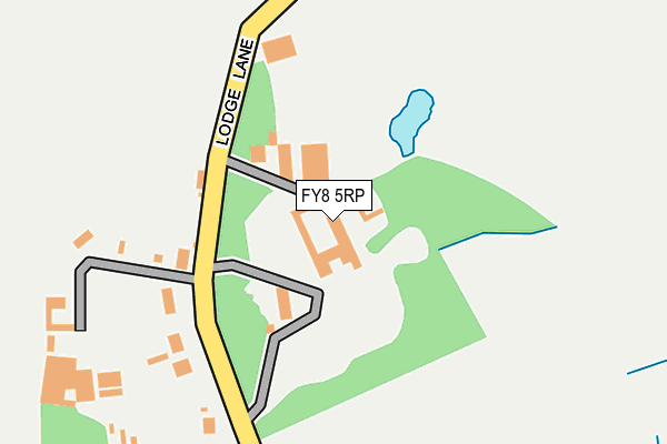 FY8 5RP map - OS OpenMap – Local (Ordnance Survey)