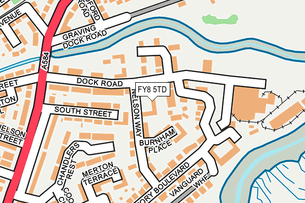 FY8 5TD map - OS OpenMap – Local (Ordnance Survey)