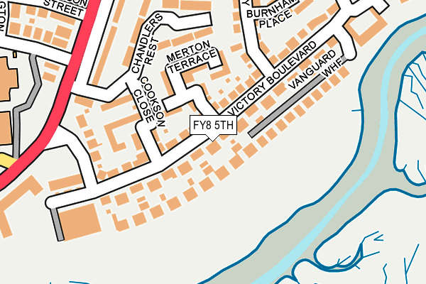 FY8 5TH map - OS OpenMap – Local (Ordnance Survey)