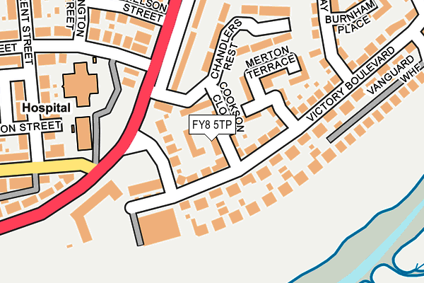 FY8 5TP map - OS OpenMap – Local (Ordnance Survey)