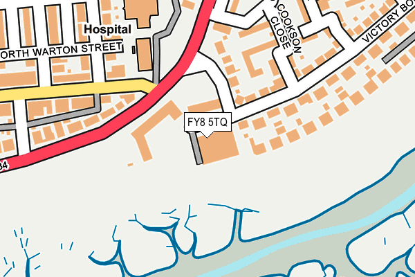 FY8 5TQ map - OS OpenMap – Local (Ordnance Survey)