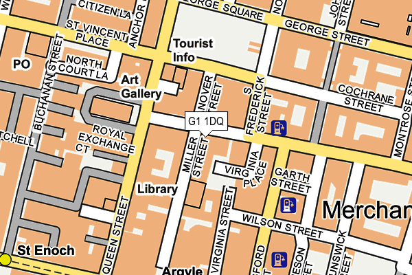 G1 1DQ map - OS OpenMap – Local (Ordnance Survey)