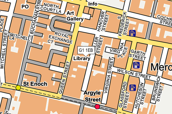 G1 1EB map - OS OpenMap – Local (Ordnance Survey)