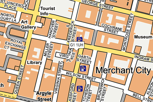 G1 1UH map - OS OpenMap – Local (Ordnance Survey)