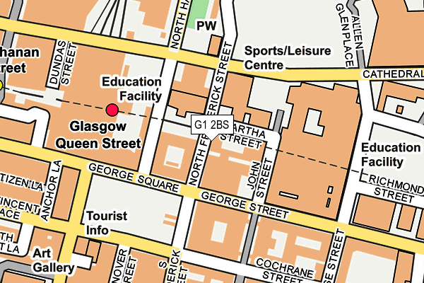 G1 2BS map - OS OpenMap – Local (Ordnance Survey)