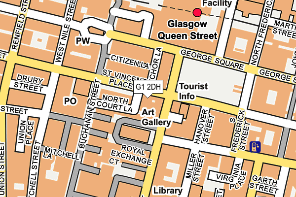 G1 2DH map - OS OpenMap – Local (Ordnance Survey)