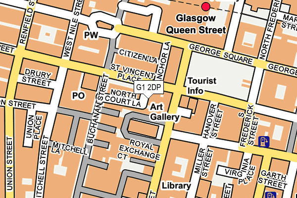 G1 2DP map - OS OpenMap – Local (Ordnance Survey)