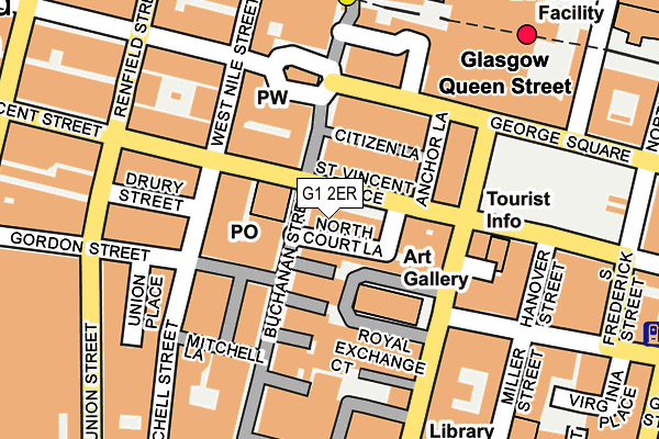 G1 2ER map - OS OpenMap – Local (Ordnance Survey)