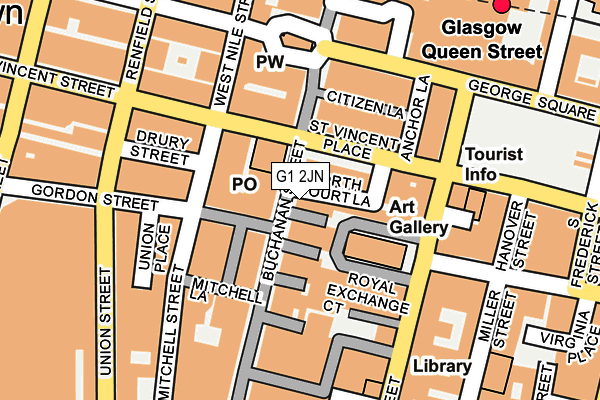 G1 2JN map - OS OpenMap – Local (Ordnance Survey)