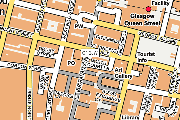 G1 2JW map - OS OpenMap – Local (Ordnance Survey)