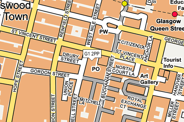 G1 2PP map - OS OpenMap – Local (Ordnance Survey)