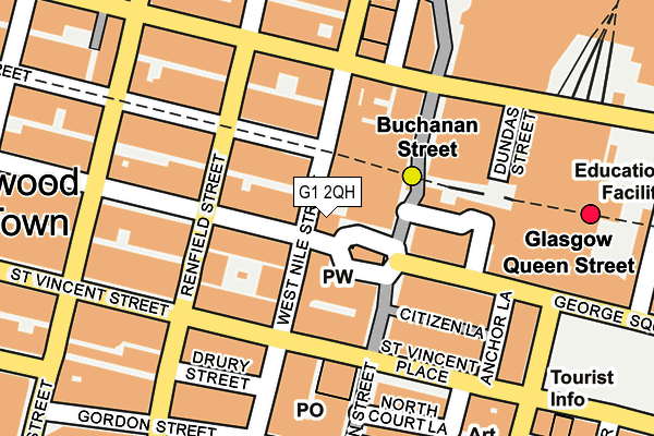 G1 2QH map - OS OpenMap – Local (Ordnance Survey)