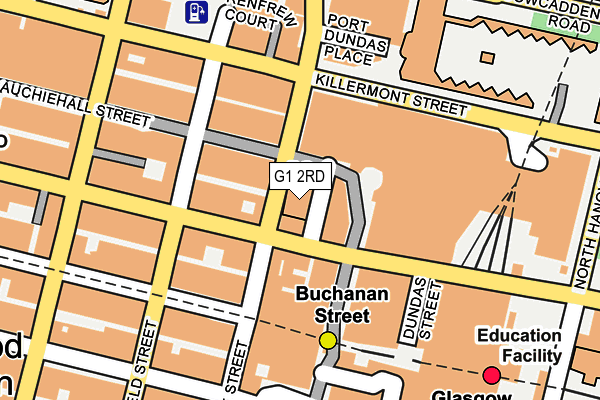 G1 2RD map - OS OpenMap – Local (Ordnance Survey)