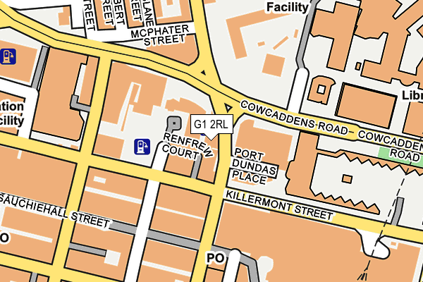 G1 2RL map - OS OpenMap – Local (Ordnance Survey)