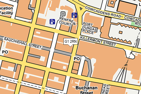 G1 2RN map - OS OpenMap – Local (Ordnance Survey)