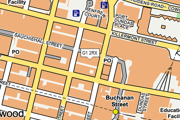 G1 2RX map - OS OpenMap – Local (Ordnance Survey)