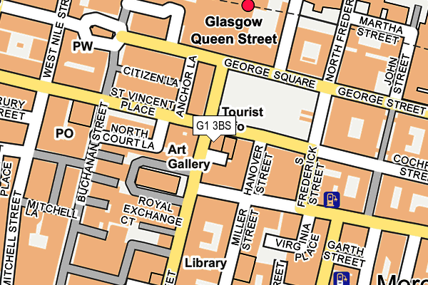 G1 3BS map - OS OpenMap – Local (Ordnance Survey)