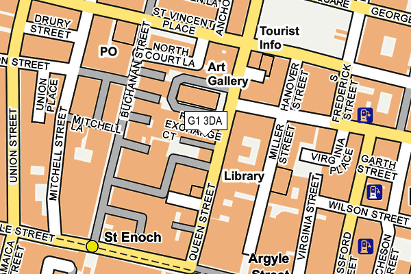 G1 3DA map - OS OpenMap – Local (Ordnance Survey)