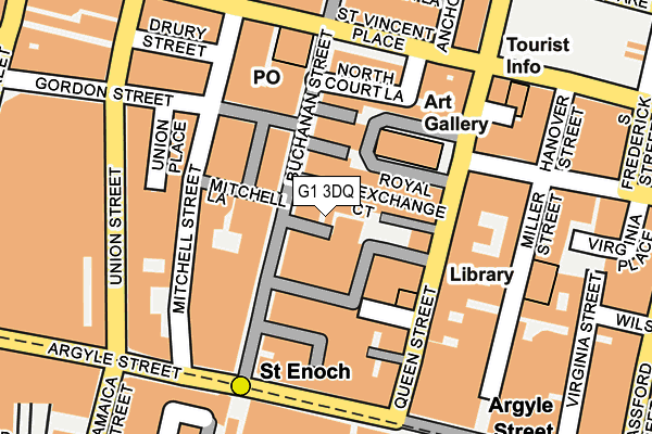 G1 3DQ map - OS OpenMap – Local (Ordnance Survey)