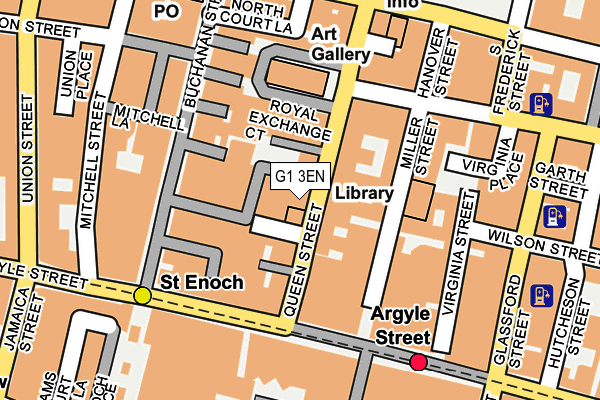 G1 3EN map - OS OpenMap – Local (Ordnance Survey)