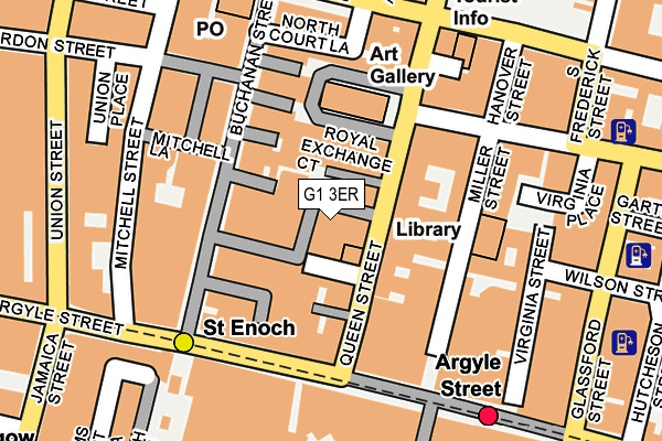 G1 3ER map - OS OpenMap – Local (Ordnance Survey)