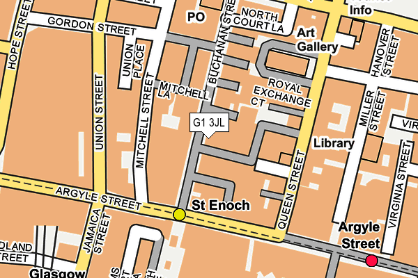 G1 3JL map - OS OpenMap – Local (Ordnance Survey)