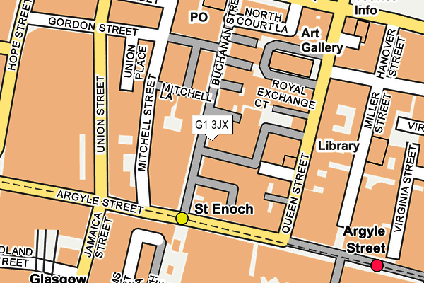 G1 3JX map - OS OpenMap – Local (Ordnance Survey)