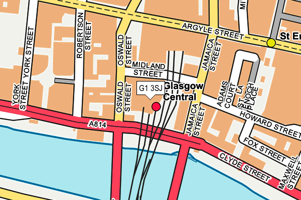 G1 3SJ map - OS OpenMap – Local (Ordnance Survey)