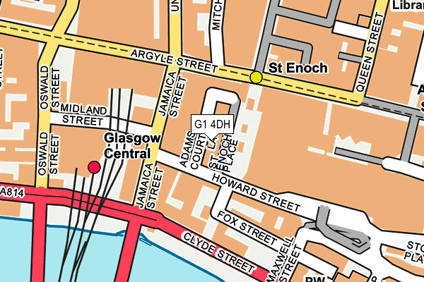 G1 4DH map - OS OpenMap – Local (Ordnance Survey)